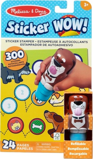 Melissa Sticker WOW Aktivitetsbok Hund 3+ År