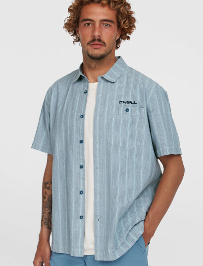 O"neill O"neill Jacquard Stripe Shirt - Blue - S O"neill O"neill Jacquard Stripe Shirt - Blue - S