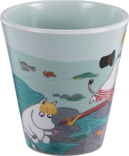 Modern House Mummi drikkebeger 25 cl moomin playing on the beach
