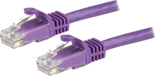 Startech N6patc15mpl Rj45 10Gbe Cat6 Cat 6 Utp Rj 45 Purple 15M