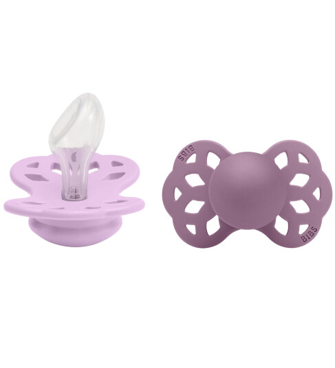 Bibs Infinity Smokker 2 pack Str. 2 Anatomisk Violet Sky OneSize Smokk Lilla