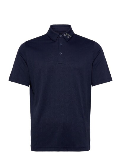 Callaway Odyssey Block Polo Ventialted Jacquard Polo Navy S Callaway Odyssey Block Polo Ventialted Jacquard Polo Navy S