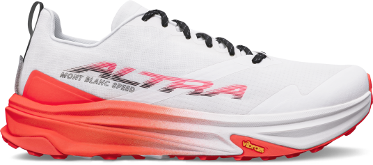 Altra Men"s Mont Blanc Speed White/red 9 Altra Men"s Mont Blanc Speed White/red 9