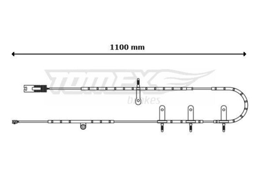 Slitasjevarsler bremseklosser TOMEX Brakes TX 30 71