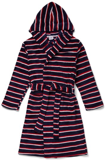 Luca &  Lola Jamie Morgenkåpe Navy Stripes 134-140