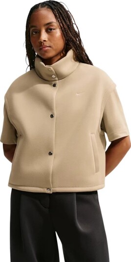 Nike Dame Topper Beige M,
