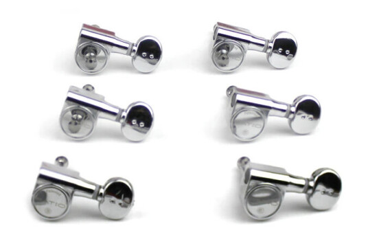 Graph Tech Prn-2731-C0 Ratio Electric Guitar Machine Heads Left - Chrome