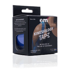Ortho movement Kinesiology Tape 5cm kinesiotape Dark Blue One Size
