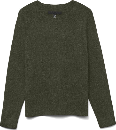 Vero Moda Doffy Long Sleeve O-Neck Blouse Grønn L Vero Moda Doffy Long Sleeve O-Neck Blouse Grønn L