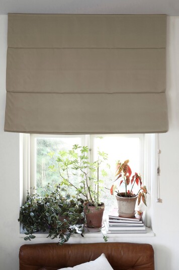 Mimou Liftgardin Hotell Dim Out 220 cm høy Natur