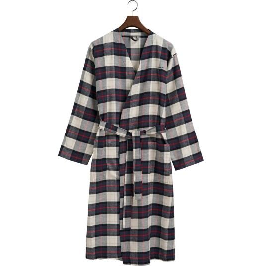Gant Home Flannel Morgenkåpe Hazelwood Beige S