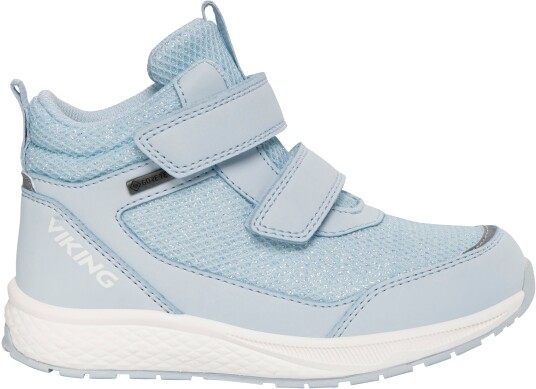 Viking Bouncy Glitter Mid 2V GTX Sneakers Light Blue 25