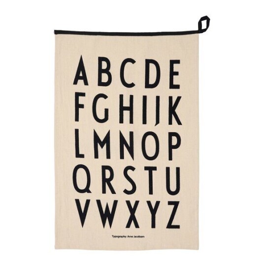 Design Letters Favourite Premium Classic kjøkkenhåndkle 50 x 70 cm natur/svart Design Letters Favourite Premium Classic kjøkkenhåndkle 50 x 70 cm natur/svart