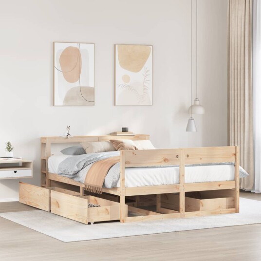 Sengeramme uten madrass 120x190 cm heltre furu 3306399