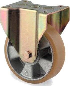 Tente 3478ITP100P62 Industrihjul Ø 100 mm, polyuret, plate 105 x 85 mm, Garasjeinnredning & oppbevaring