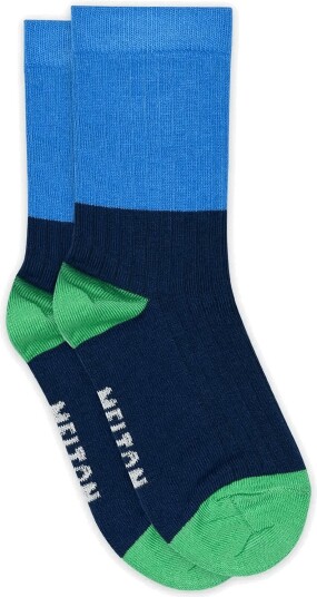 Melton Block Colour Socks NAVY INK 35/39