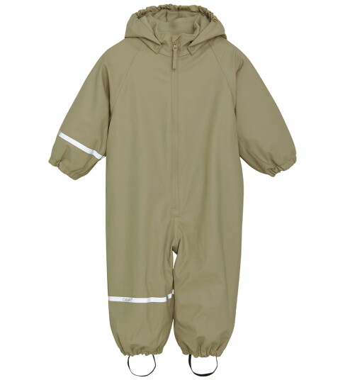CeLaVi Rainwear Suit W. Fleece - Khaki green - 70