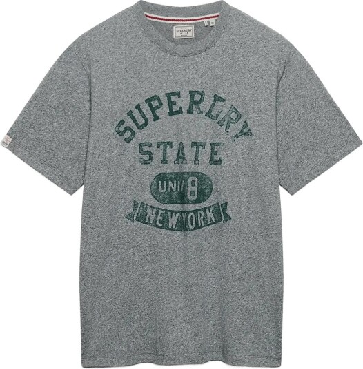 Superdry Ath Ess Tee VINTAGE DARK GREY GRIT L Superdry Ath Ess Tee VINTAGE DARK GREY GRIT L