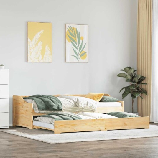 Daybed med trille uten madrass IRUN 90x200 cm Daybed med trille uten madrass IRUN 90x200 cm