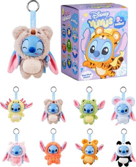 Disney YuYus Plysjnøkkelring – Overraskelse 12 cm – Stitch