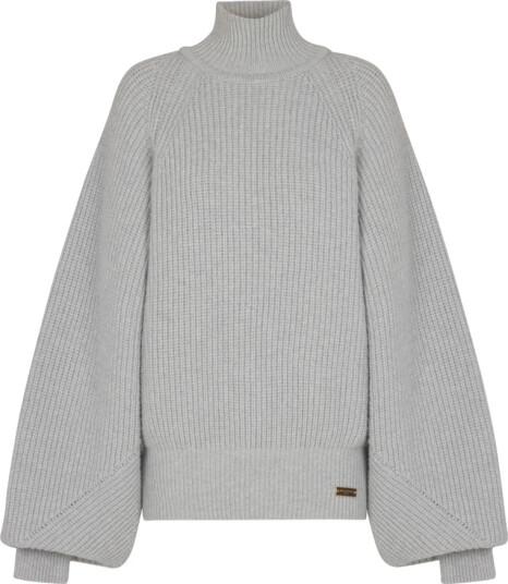 Balmain Dame Strikkevarer Grå L,
