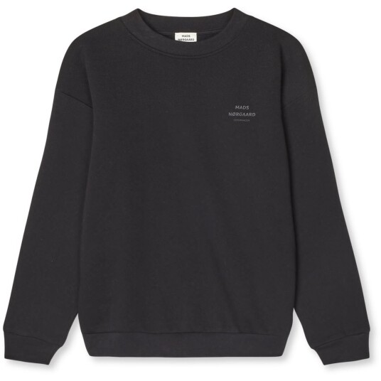 Mads Nørgaard Jet Black Mix Sweat Sonar Collegegenser 6 år Mads Nørgaard Jet Black Mix Sweat Sonar Collegegenser 6 år