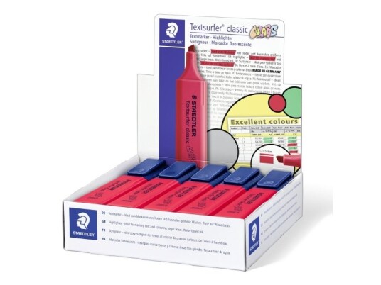 Staedtler Textsurfer Classic 364 C 1 Stykker Rød