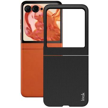 Motorola Razr 50 Imak Ruiyi Hybrid-deksel Karbonfiber Svart