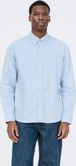 ONLY & SONS Onsoxford Ls Shirt Frml Noos Blue M