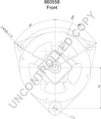 PRESTOLITE ELECTRIC 860558 Dynamo