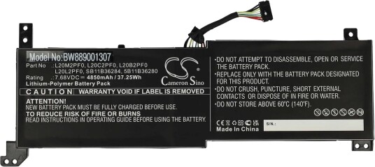 Lenovo Batteri til bærbar PC 38Wh 7.68V