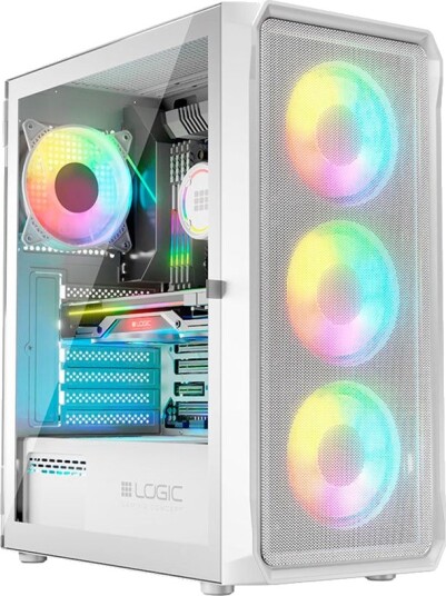 Logic Concept Portos ARGB ATX Hvit