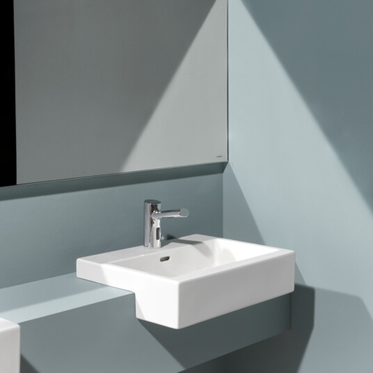LAUFEN LIVING CITY SERVANT 50X46 CM U/ARMATURHULL HVIT