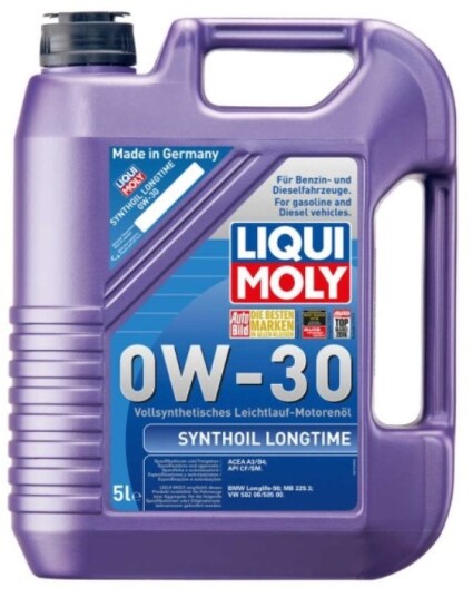 Motorolje LIQUI MOLY SYNTHOIL LONGTIME 0W30 5L