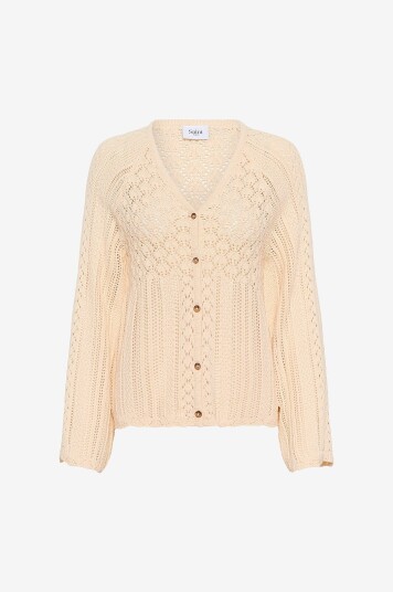 Saint Tropez Kardigan Perlitasz Cardigan Natur
