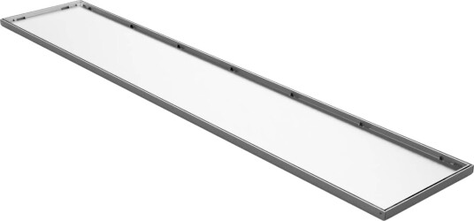 Slidedrain Slukrenne Eksentrisk Tile Insert Børstet Stål / 120cm Slidedrain Slukrenne Eksentrisk Tile Insert Børstet Stål / 120cm