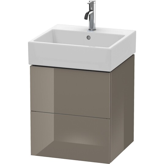 Duravit L-Cube Servantskap m/2 skuffer 484x544x459 mm Flanellgrå HG