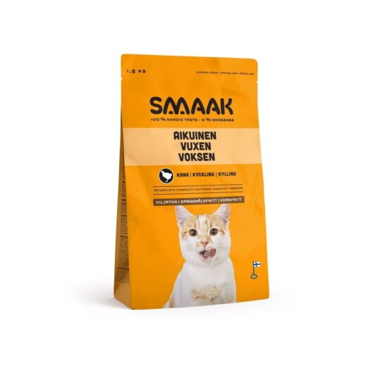 Smaak Cat Adult Grain Free Chicken 1.5 kg 