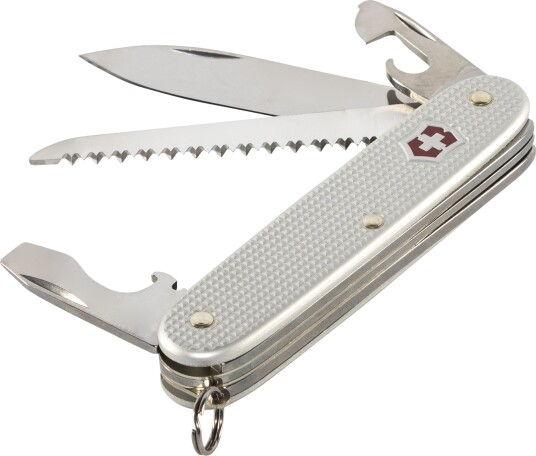 Victorinox Farmer X Alox Multiverktøy 93mm 10 Funksjoner Sølv