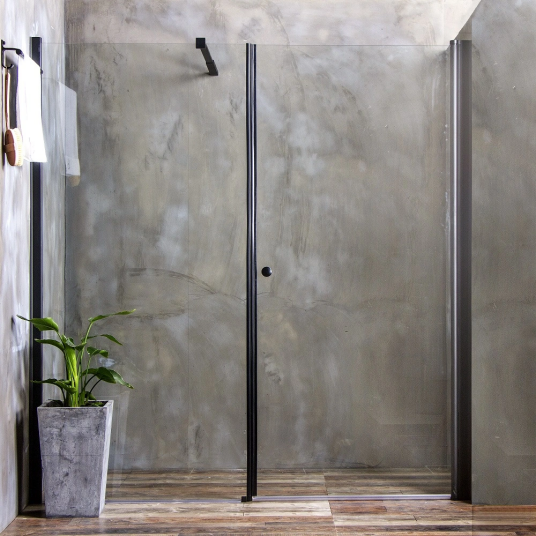 Bathlife Allsidig Dusjnisje 90x100 cm Sort Matt/Klart Glass Bathlife Allsidig Dusjnisje 90x100 cm Sort Matt/Klart Glass