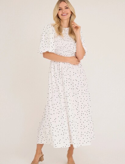 A View Tabita Dot Dress White 40 A View Tabita Dot Dress White 40