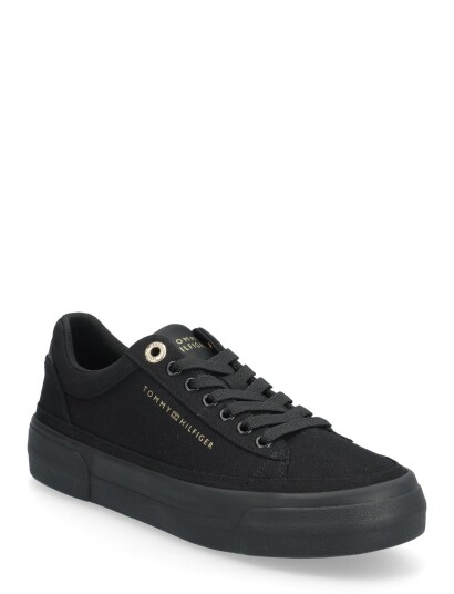 Tommy Hilfiger Th Foxing Platform Canvas Black 40