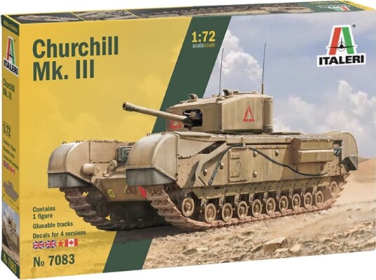 Italeri Churchill Mk. III Stridsvogn 1:72