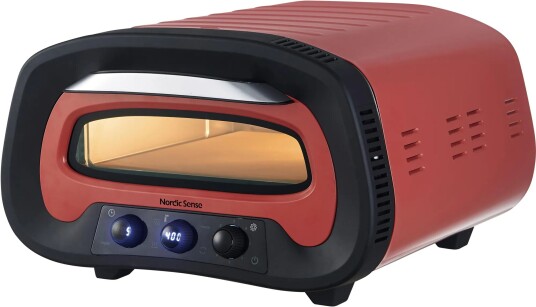 Nordic Sense elektrisk pizzaovn 1700 watt terracotta Nordic Sense elektrisk pizzaovn 1700 watt terracotta