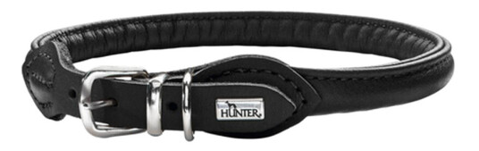 Hunter Rund og Myk Hundehalsbånd Svart Liten Hunter Rund og Myk Hundehalsbånd Svart Liten