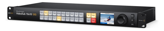 Blackmagic Smart Videohub 10x10 12G 10x10 port 12G 4K 50P Smart Routing SDI