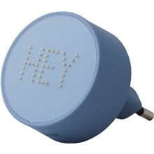 Design Letters Pearl Charger Blue Design Letters Pearl Charger Blue