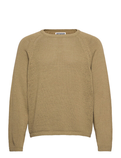 Weekday Relaxed Raglan-Sleeved Knitted Sweater - Khaki green - L