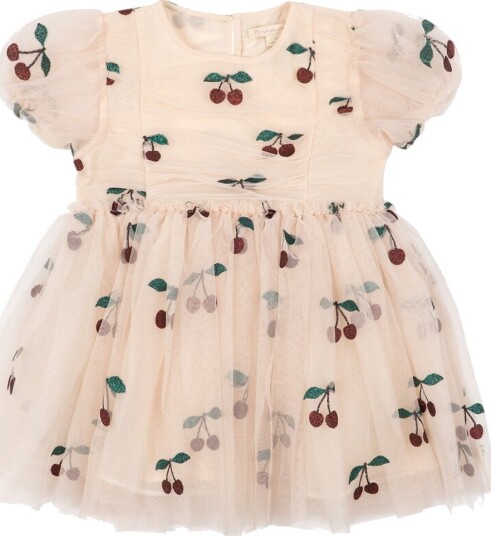 Konges Sløjd Kjole Tulle Tullie Ma Grande Cerise Glitter Konges Sløjd 4 år (104) Kjole Beige Grønn Rød