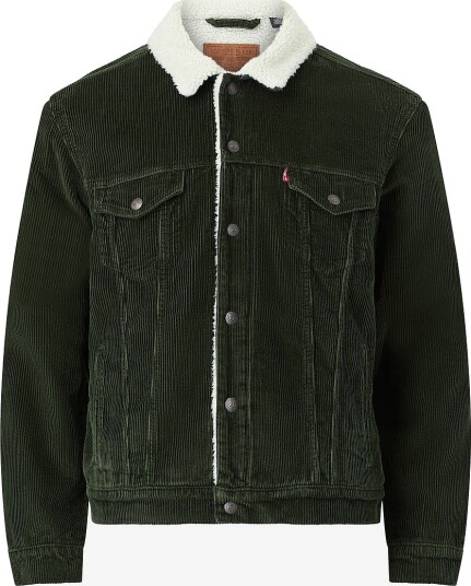 Levi's Kordfløyelsjakke Type 3 Sherpa Trucker Svart